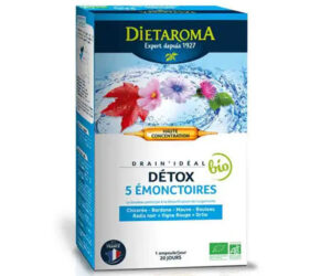 Dietaroma Detox 5 Emonctoires 20 Ampoules*15 ml