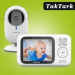 3.2 inch Wireless Video Color Baby Monitor High Resolution Baby Nanny Security Camera Night Vision Temperature Monitoring