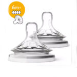 Philips AVENT 2 Tétines Natural Slow +6m scf044/27