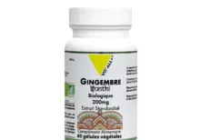 VITALL+ Gingembre Bio 200mg Boite 60 Gélules Végétales